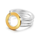 Zeitloser Ring aus Silber 925 – KREIS
