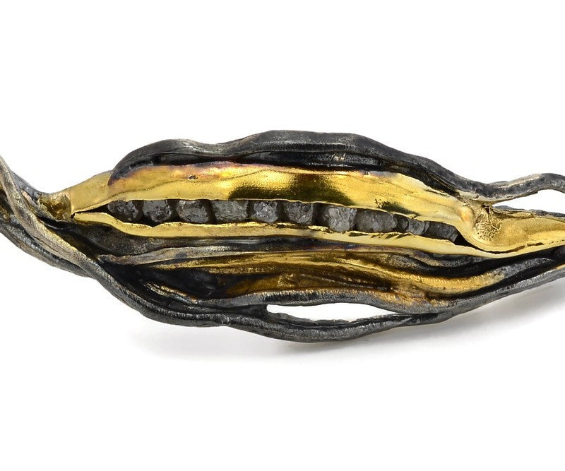 Armband mit schwarzen Diamanten