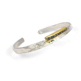 Silberarmband mit Diamanten