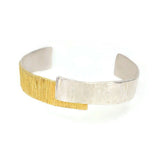 Zweiteiliges vergoldetes Silberarmband