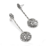 Ohrringe aus oxidiertem Silber
