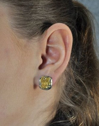Ohrringe aus vergoldetem Silber