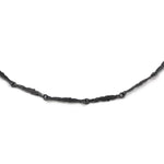 Oxidierte Collier Silber