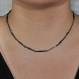 Oxidierte Collier Silber