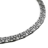 Oxidierte Collier Silber