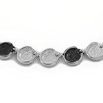 Oxidierte Collier Silber