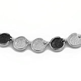 Oxidierte Collier Silber