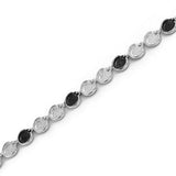 Oxidierte Collier Silber