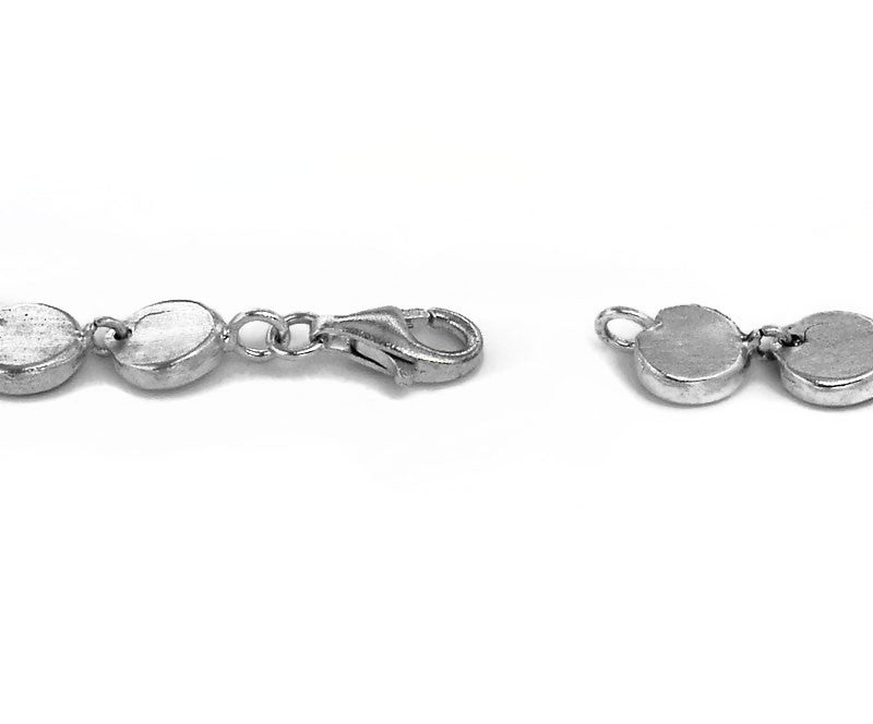 Oxidierte Collier Silber