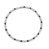Oxidierte Collier Silber