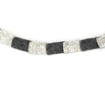 Oxidierte Collier Silber