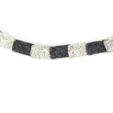 Oxidierte Collier Silber