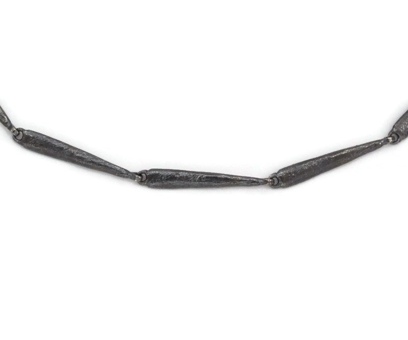 Oxidierte Collier Silber