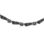 Oxidierte Collier Silber