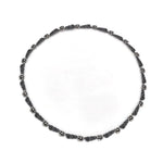 Oxidierte Collier Silber
