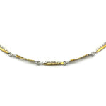 Vergoldetes Silbercollier