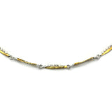 Vergoldetes Silbercollier