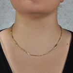 Vergoldetes Silbercollier