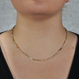 Vergoldetes Silbercollier