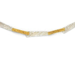Vergoldetes Silbercollier