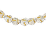 Vergoldetes Silbercollier