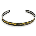 Collier Silber Oxidierte vergoldet