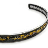 Collier Silber Oxidierte vergoldet