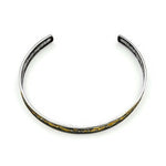 Collier Silber Oxidierte vergoldet