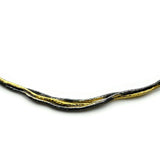 Collier Silber Oxidierte vergoldet