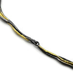 Collier Silber Oxidierte vergoldet