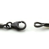 Collier Silber Oxidierte vergoldet