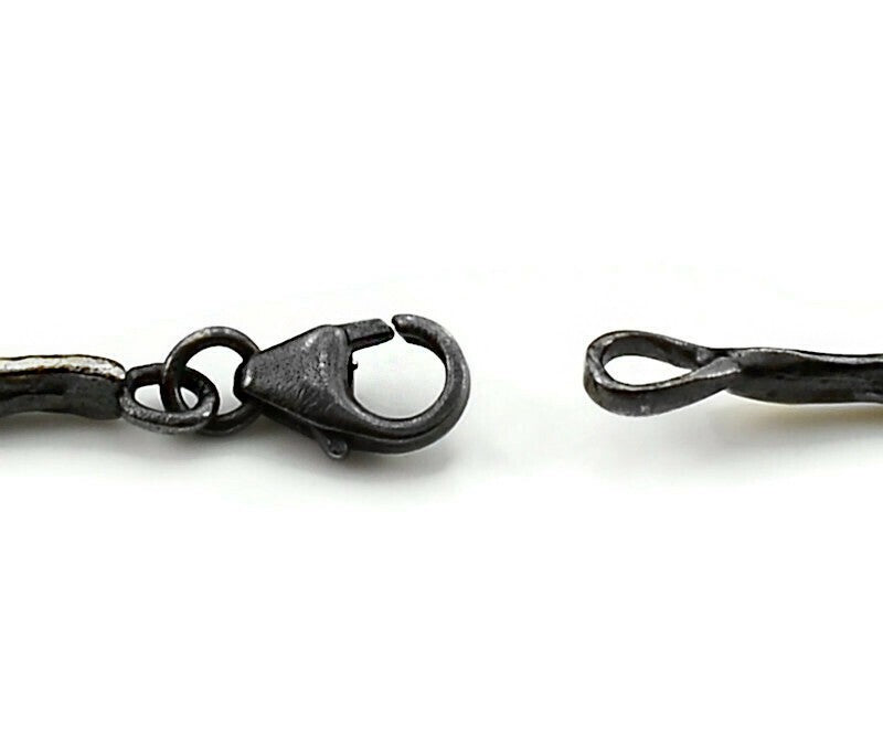 Collier Silber Oxidierte vergoldet