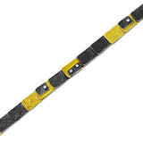 Collier Silber Oxidierte vergoldet