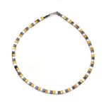 Collier Silber Oxidierte vergoldet