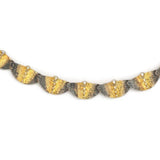 Collier Silber Oxidierte vergoldet