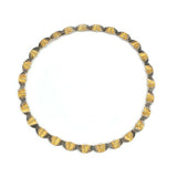 Collier Silber Oxidierte vergoldet