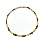 Collier Silber Oxidierte vergoldet