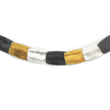 Collier Silber Oxidierte vergoldet