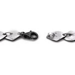 Collier Silber Oxidierte vergoldet