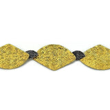 Collier Silber Oxidierte vergoldet