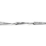 Gold überzogener silberner Collier mit schwarzem Diamant und weißem Saphir