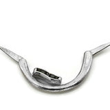 Silberne Halskette mit Diamant
