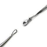 Silberne Halskette mit Diamant