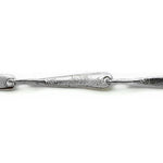 Silberne Halskette mit Diamant