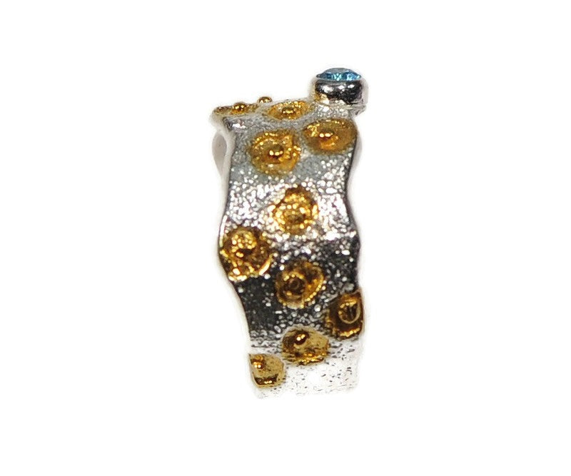 Sterling Silber Ring mit Schweizer Topas Steinen