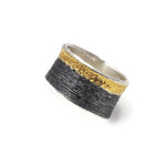 Ring aus oxidiertem Silber
