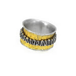 Ring aus oxidiertem Silber