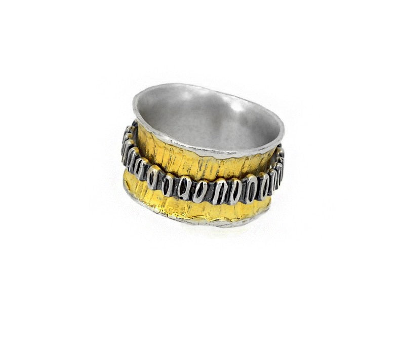 Ring aus oxidiertem Silber