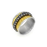 Ring aus oxidiertem Silber