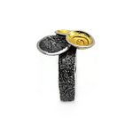 Ring aus oxidiertem Silber